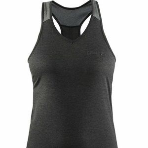 New Craft Women's Pulse Singlet Dark Grey Melange